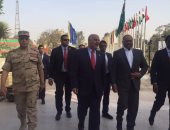 حازم حسني يستقبل سفير الإمارات بنادي الرماية على هامش البطولة الإفريقية