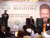 بالفيديو والصور.. تنصيب محمد حماقى سفيرا بحملة "عالم خال من فيروس سى"