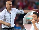 بالفيديو.. حسام حسن يعترض على حكم لقاء دجلة و"ميدو "يتدخل لتهدئته