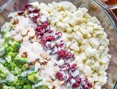 طريقة عمل سلطة البروكلى بالكريمة