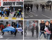 اشتباكات بين الشرطة التركية ومتظاهرين فى مسيرة عيد العمال بإسطنبول