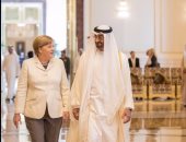 المستشارة الألمانية أنجيلا ميركل تصل الإمارات فى زيارة رسمية
