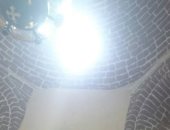 بالصور.. تعامد الشمس على مذبح كنيسة الملاك ميخائيل فى منيا القمح بالشرقية
