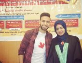 صانع ألعاب الأهلى يحضر مناقشه شقيقته لرسالة الماجستير فى "الأزهر"