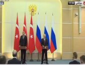 بوتين: الولايات المتحدة الأمريكية تدعم فكرة إنشاء مناطق آمنة فى سوريا