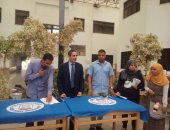 جامعة قناة السويس توزع الجوائز فى ختام مهرجان الأسر الطلابية
