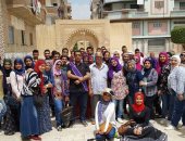 بالصور.. وفد من طلاب كلية الآثار بالقاهرة يزور المناطق الأثرية كفر الشيخ
