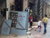 كابينة كهرباء مفتوحة تهدد حياة الأطفال فى شبرا الخيمة 