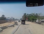 طريق المنصورية يعانى من الإهمال وقارئ يطالب بإعادة رصفه وصيانته