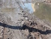 بالصور.. مياه الصرف تغرق شوارع قرية "اصف" بكفر الشيخ