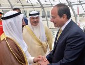 بالصور.. الرئيس السيسي يصل الكويت فى جولة خليجية تشمل البحرين