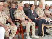 بالصور.. وزير الدفاع يشهد مراسم تسليم قيادة الجيش الثانى لـ"خالد مجاور"