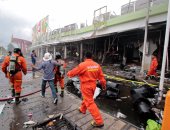 بالصور..إصابة 42 شخصا فى انفجار قنبلة بمتجر جنوب تايلاند