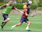 بالصور.. محمد صلاح يستعد لموقعة يوفنتوس بقمة الكالتشيو