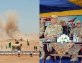 وزير الدفاع يشهد بيانا عمليا بالذخيرة الحية "رعد 27" بالمنطقة الغربية
