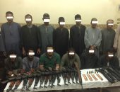 الداخلية تضبط 47 قطعة سلاح وتزيل 39 عقارا مخالفا وتبيد فدانى بانجو بالصعيد