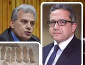 الأجداد يمدون يد العون للأحفاد.. جامعة القاهرة تكتشف مقبرة جيحوتى بتونة الجبل بالمنيا.. جابر نصار: تحتوى على 30 مومياء.. و10 آلاف جنيه مكافأة لكل عامل شارك فى الحفر.. وكلية الآثار: المقبرة تمثل عشر الاكتشاف