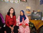 رئيسة القومى للمرأة تطرق أبواب السيدات بالبحر الأحمر وتلتقى 40 سيدة بالغردقة