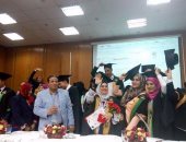 جامعة عين شمس تكرم خريجى التعليم المفتوح بكلية الآداب