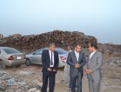 محافظ الغربية يتفقد محطة ترحيل القمامة بمدينة المحلة