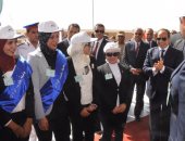 بالصور.. الرئيس السيسى يفتتح 3 شون لتخزين الغلال عبر "الفيديو كونفرانس"