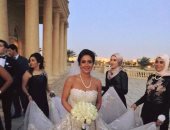 بالصور.. صور جديدة لمنى عبد الغنى من حفل زفاف ابنتها ريم سلامة