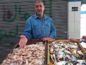 بالصور.. انخفاض 50% فى أسعار  الأسماك بالسويس قبل أيام من رمضان