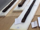بالصور.. المتحف الكبير يستقبل 60 قطعة من أخشاب مركب الملك خوفو