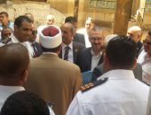 قيادات الأوقاف يزورون مسجد الدعاء بالدرب الأحمر بعد إغلاقه من 2010 للترميم