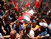 بالصور.. تشييع جثمان صياد فلسطينى فى غزة استشهد برصاص البحرية الإسرائيلية