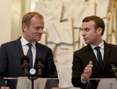 بالصور.. "ماكرون" لرئيس المجلس الأوروبى: "عليك إعادة بناء أوروبا"