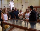 بالصور.. أسرة كريستيانو رونالدو فى المتحف المصرى