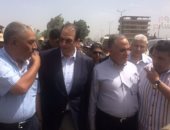 وزير الرى يتفقد إزالة التعديات على أملاك الدولة بالدقهلية