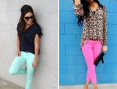 هتلبسى أيه بكرة؟ البنطلون الملون واختيارك للـTop المناسب