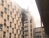 الحماية المدنية بالقاهرة تسيطر على حريق مبنى تأمينات وسط البلد