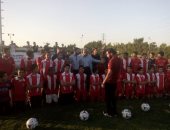 بالصور.. قميص الأهلي والخطيب وسعد سمير يتصدرون افتتاح أكاديمية باسم مرسى