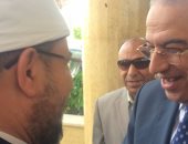 بالصور .. وزير الأوقاف يصل الدقهلية لافتتاح مسجد جديد