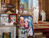 بالفيديو والصور..بدء قداس ذكرى الأربعين لشهداء كنيسة مار مرقس بدير مارمينا فى الإسكندرية