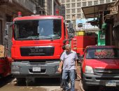 تدعيم الحماية المدنية فى القاهرة بسيارتين حديثتين للمبانى المرتفعة