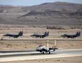 بالصور.. القوات الجوية الأمريكية والإسرائيلية تستعد لوصول ترامب لتل أبيب