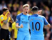 ملخص وأهداف فوز مانشستر سيتى على واتفورد 5 / 0 بالدورى الإنجليزى