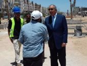 محافظ البحر الأحمر يتفقد أعمال التطوير بمدينة الغردقة