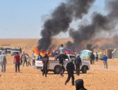 بالصور.. اشتباكات عنيفة مع محتجين حاولوا إغلاق محطة ضخ نفط بجنوب تونس