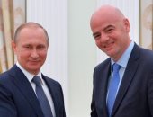 إنفانتينو يؤكد لبوتين ثقته في حسن تنظيم روسيا لكأس القارات والمونديال