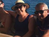 بالصور ..أسرة كريستيانو رونالدو تنهى رحلتها فى الغردقة برحلة بحرية بجزيرة الجفتون