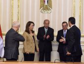 بالصور.. رئيس الوزراء يشهد توقيع اتفاقية بين التضامن والبترول لتوصيل الغاز للمنازل