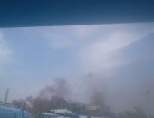 حريق هائل فى عقار بشارع أحمد عرابى بالمهندسين.. و"الإطفاء" تحاول السيطرة