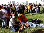 تصاعد اشتباكات البرازيل.. المحتجون يشعلون النار فى وزارتين والرئيس يأمر بنشر الجيش