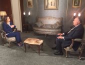 وزير الخارجية فى حوار تلفزيونى: دوائر كثيرة لديها مصلحة فى زعزعة استقرار مصر والسودان.. ويشدد: لا تهاون من الدولة ومؤسساتها فى قضية سد النهضة.. "شكرى": رؤية أمير قطر لا تتسق بما عبر عنه الشعب المصرى من إرادة