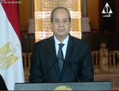 السيسي: دمرنا 300 عربة دفع رباعى قادمة من ليبيا خلال الـ3 شهور الماضية